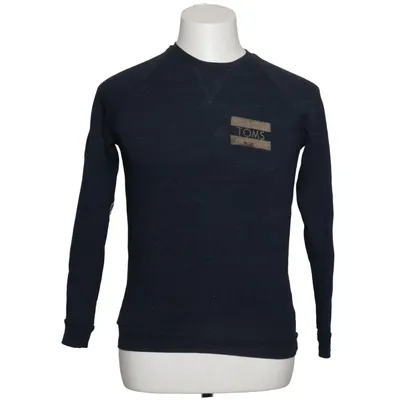 Collegetröja (Blå) från Toms Bomull, Polyester, Viskos