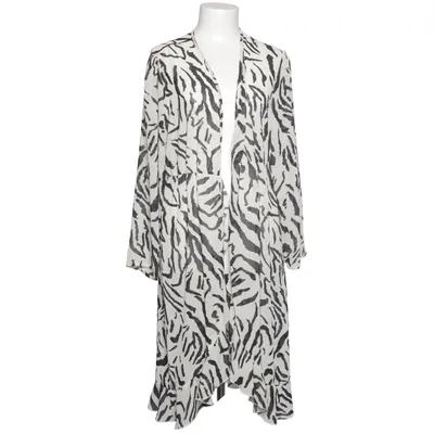 Beach dress (Black, White) from Shein Curve Polyester
