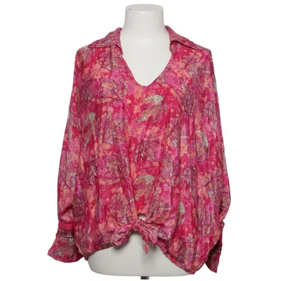 Blouse (Pink, Multicolored) from Gold & Silver Viscose