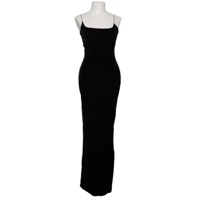 Maxi jurk (Zwart) van Sexy Woman Elastaan, Polyester