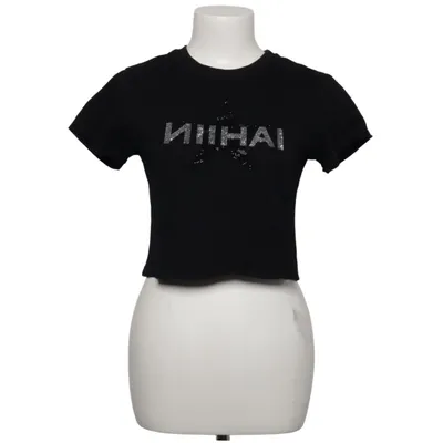 T-shirt (Zwart) van InDi Katoen