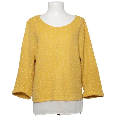 Pull-over (Jaune, Blanc) de Izabel London Acrylique, Polyamide, Polyester