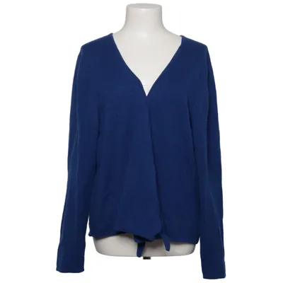 Wrap cardigan (Blue) from Lochmere Cashmere