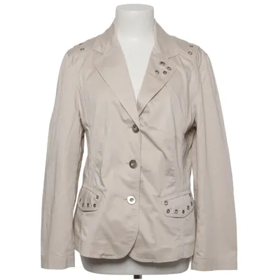 Blazer (Beige) von Apanage Collection Baumwolle, Elasthan