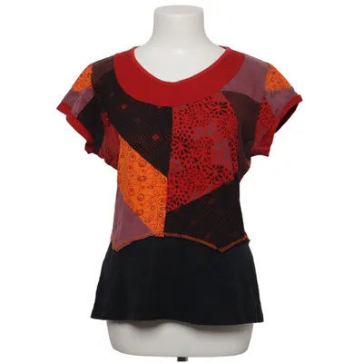 T-shirt (Rød, Sort, Orange, Flerfarvet) fra Namaste Bomuld