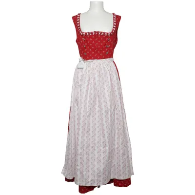 Dirndl (Röd, Vit) från Almsach Bomull