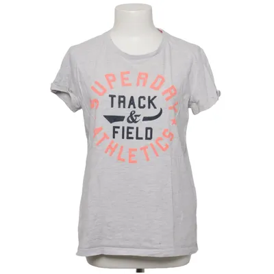 T-shirt (Gray) from Superdry Track & Field Cotton, Polyester
