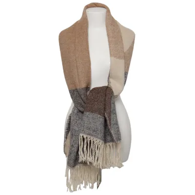 Scarf (Beige, Brown, Gray) from Someday.