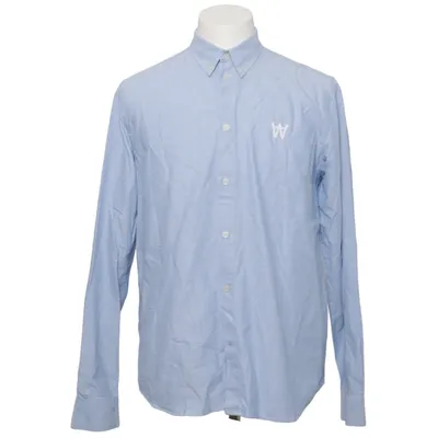 Overhemd (Blauw) van Wood Wood Katoen