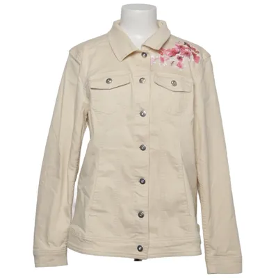 Spijkerjas (Beige) van Mocca Katoen, Elastaan, Polyester