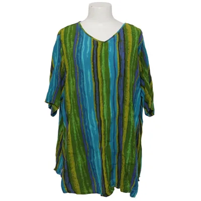 Top (Blauw, Groen, Meerkleurig) van DW Shop Viscose