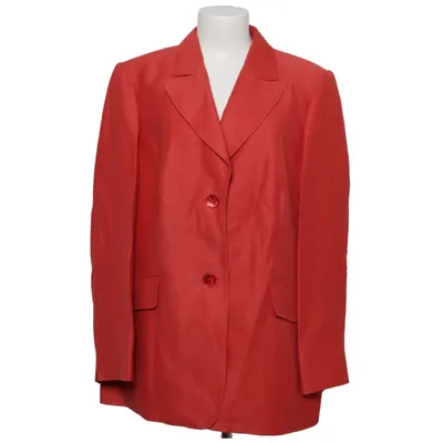 Blazer (Rød) fra Selection by Ulla Popken Linned, Uld