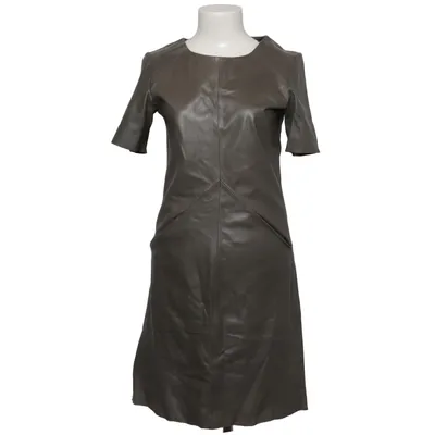 Lederkleid (Grau) von Cigno Nero Leder, Polyester