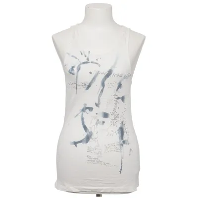 Débardeur (Blanc, Bleu) de Diesel Coton, Viscose