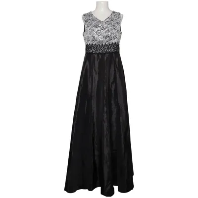 Aftonklänning (Svart, Vit) från EL. Elastan, Polyester