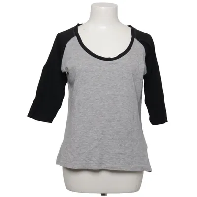 Baseball Hemd (Grau, Schwarz) von Urban Classics Baumwolle, Viskose