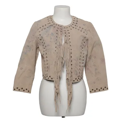Jakke (Beige, Blå) fra Mustang True Denim Læder