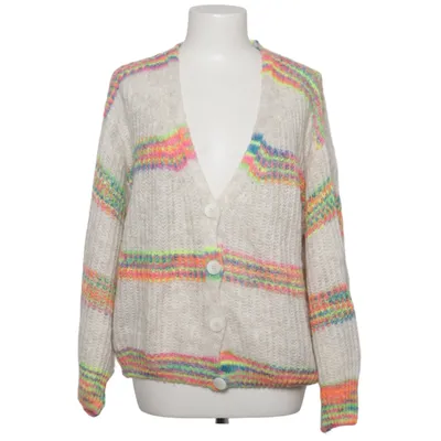 Cardigan (Hvid, Flerfarvet) fra Sarah Akryl, Polyamid, Viscose, Uld