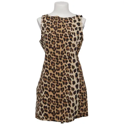 Jurk (Beige, Zwart) van Zara Viscose