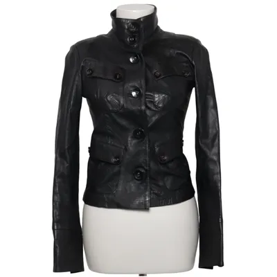 Lederjacke (Schwarz) von Plus Plus