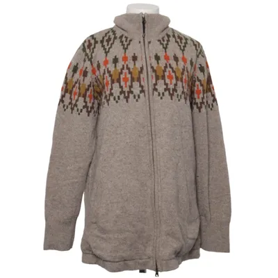 Cardigan (Beige, Meerkleurig) van Sherpa Katoen, Elastaan, Modal, Nylon, Polyester, Wol