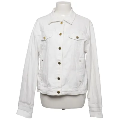 Jeansjacke (Weiß) von Fiorella Rubino Baumwolle, Elasthan