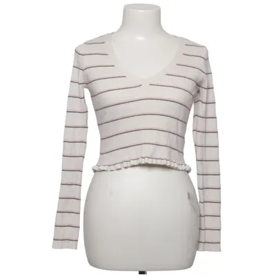 Crop Top (Weiß, Lila) von LA Hearts Polyamid, Polyester, Viskose