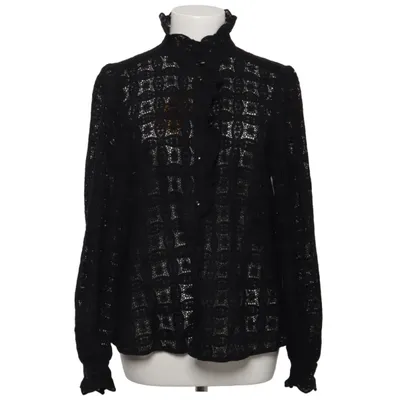 Blouse (Noir) de Sézane Coton biologique, Polyester recyclé, Viscose