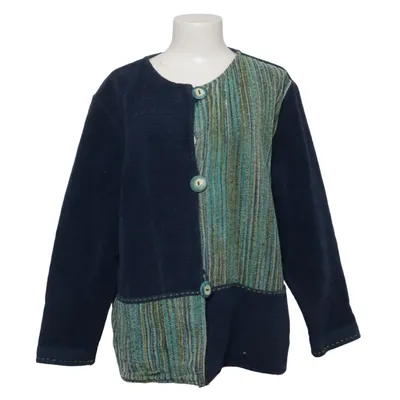 Cardigan (Blauw, Groen, Meerkleurig) van Himalaya Katoen