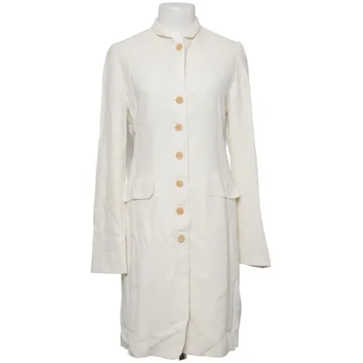 Coat (White) from Apostrophe Acetate, Viscose