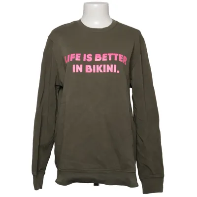 Sweatshirt (Grøn, Pink) fra Bikini Økologisk bomuld, Genanvendt polyester