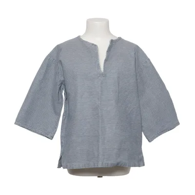 Blouse (Blue, White) from Pablo Gerard Darel Cotton, Elastane