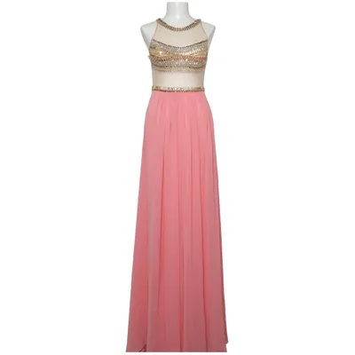 Aftonklänning (Rosa, Beige, Guldfärgad) från Terani Couture Polyester