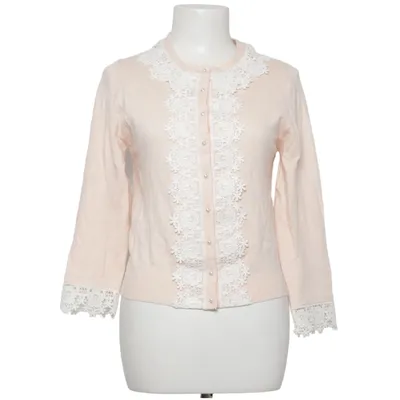 Cardigan (Pink) from Wolf & Whistle Cotton, Polyamide, Polyester, Tencel, Wool