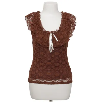 Top (Brun) fra Miss Selfridge Elastan, Polyester