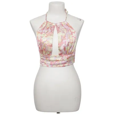 Haut dos-nu (Rose, Jaune, Violet) de Double Crazy Polyester