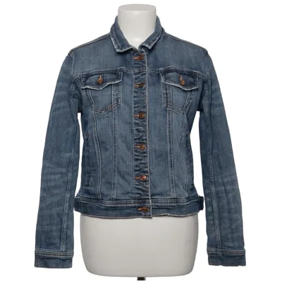 Veste en jean (Bleu) de Zara Denim Coton, Élasthane