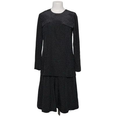 Klänning (Svart, Vit) från Fabri Polyester