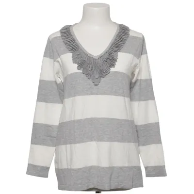 Sweater (Gray, White) from Cosima Polyamide, Viscose
