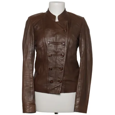 Lederjacke (Braun) von Claudia Sträter Leder, Polyester