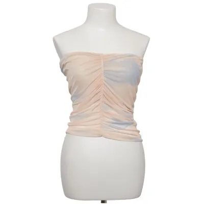 Top tube (Beige, Bleu, Rose) de PinKiss Élasthane, Polyester