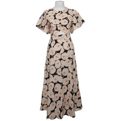 Kjole (Beige, Sort, Orange) fra Derek Lam 10 Crosby Bomuld, Elastan