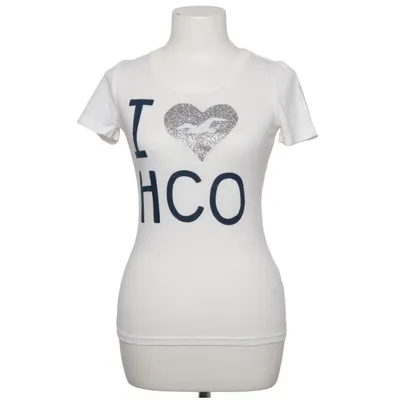 T-shirt (White) from Hollister Cotton, Polyester