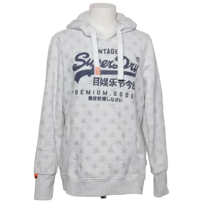 Huvtröja (Grå) från Superdry Vintage Bomull, Polyester