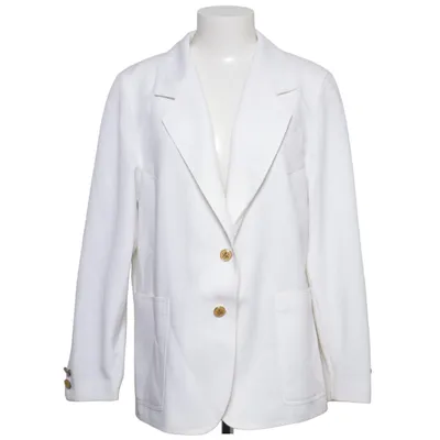 Blazer (White) from Nino Polyester, Viscose