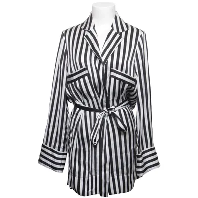 Pyjama shirt (Zwart, Wit) van By Malene Birger Polyester, Zijde