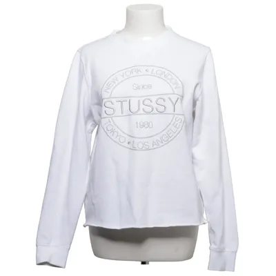 Collegetröja (Vit) från Stüssy Bomull, Polyester