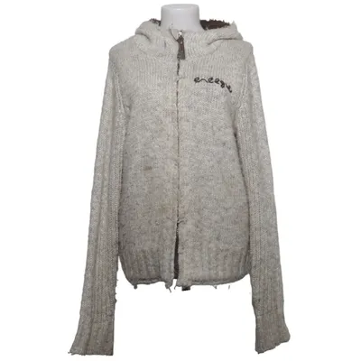 Sweat à capuche (Beige, Marron) de Energie Acrylique, Coton, Polyester