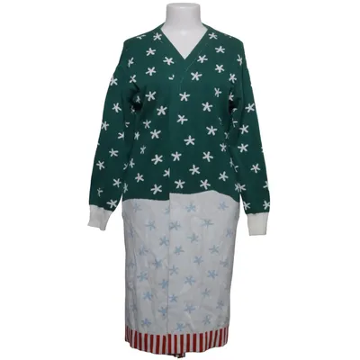 Cardigan (Green, White, Red) from Dedoles Acrylic, Cotton