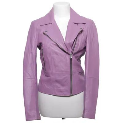 Bikerjacka (Lila) från YAS Skinn, Polyester
